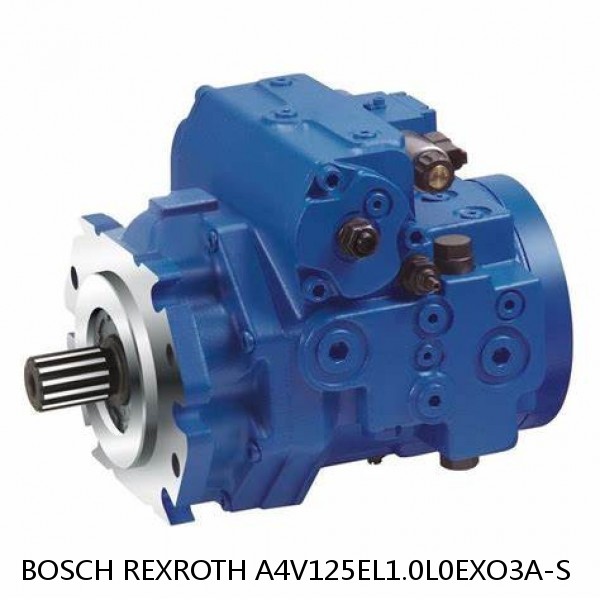 A4V125EL1.0L0EXO3A-S BOSCH REXROTH A4V VARIABLE PUMPS