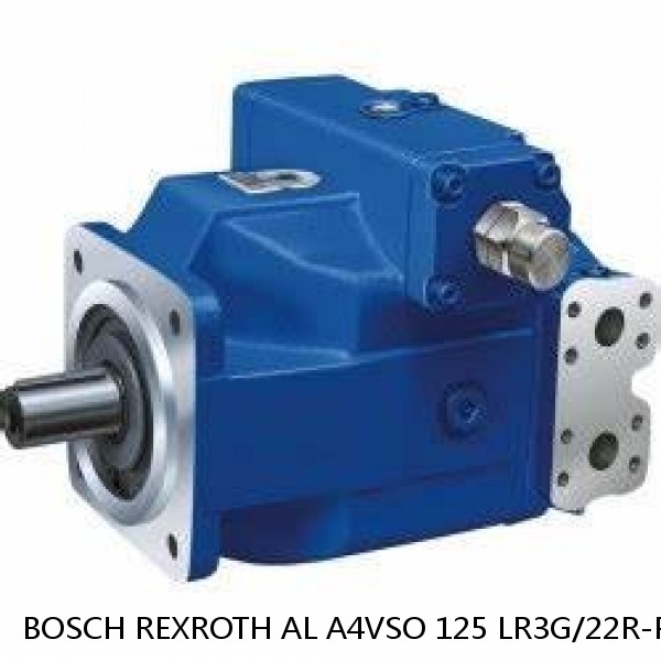 AL A4VSO 125 LR3G/22R-PPB13N BOSCH REXROTH A4VSO VARIABLE DISPLACEMENT PUMPS